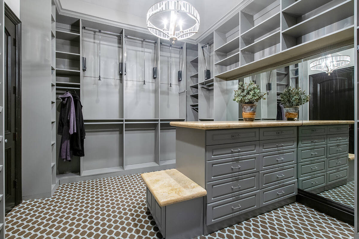 The master closet. (Simply Vegas)