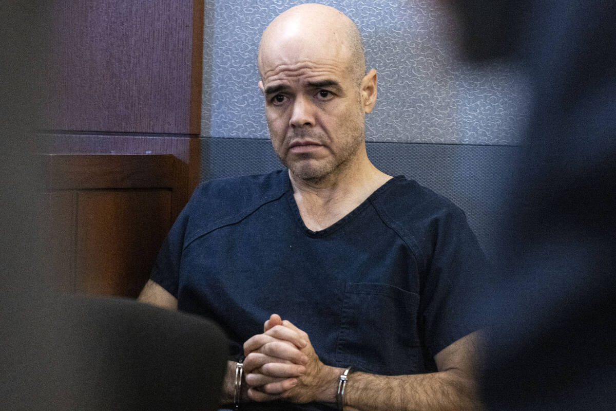 Robert Telles, accused in the death of Las Vegas Review-Journal investigative reporter Jeff Ger ...