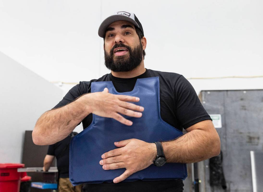 Nick Groat, founder and CEO of Safe Life Defense, talks about different types of bulletproof ve ...