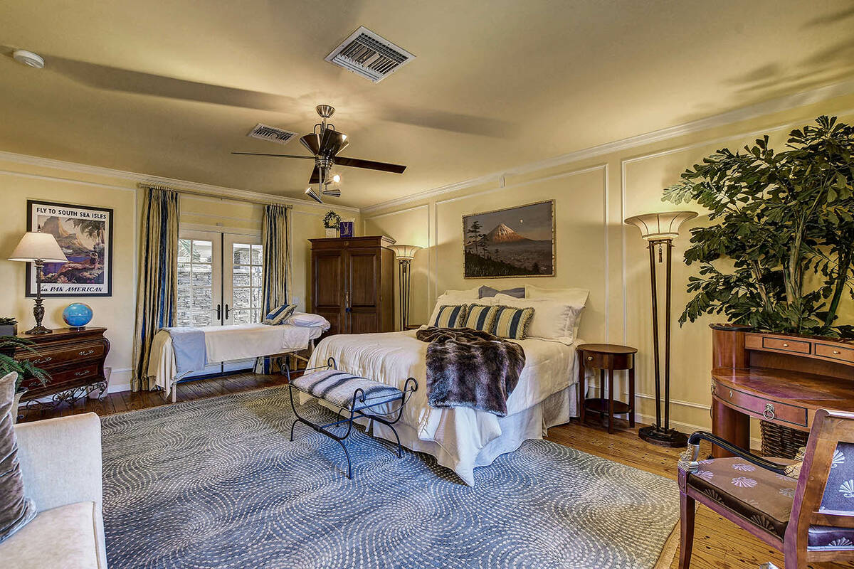 One of two main bedrooms in the main house. (Desert Sun Realty)