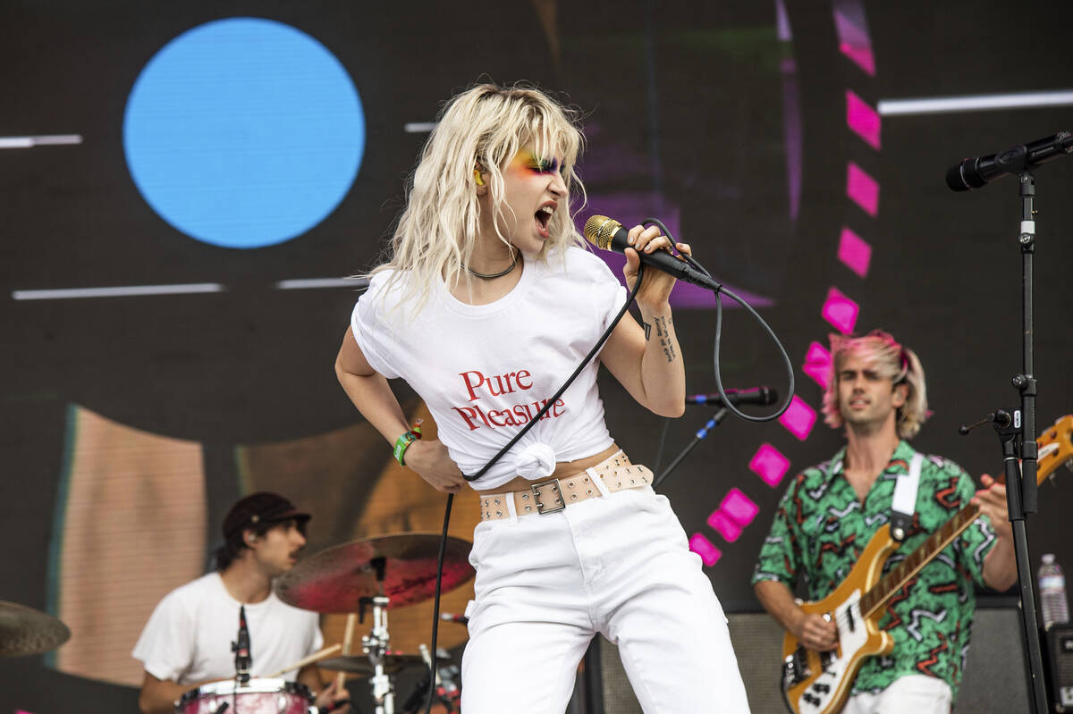 Hayley Williams of Paramore performs at the Bonnaroo Music and Arts Festival on Friday, June 8, ...