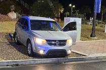 Mario Estrada, 38, is facing numerous charges after North Las Vegas Police say he stole a silve ...