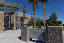 Rancho High School in Lass Vegas, Tuesday, Oct. 25, 2022. (Erik Verduzco / Las Vegas Review-Jou ...