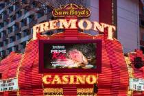 Fremont Hotel and Casino, a Boyd Gaming property in downtown Las Vegas. (Steel Brooks/Las Vegas ...