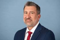 Joey Paulos poses for a photo at the Review-Journal studio on Thursday, July 28, 2022, in Las V ...