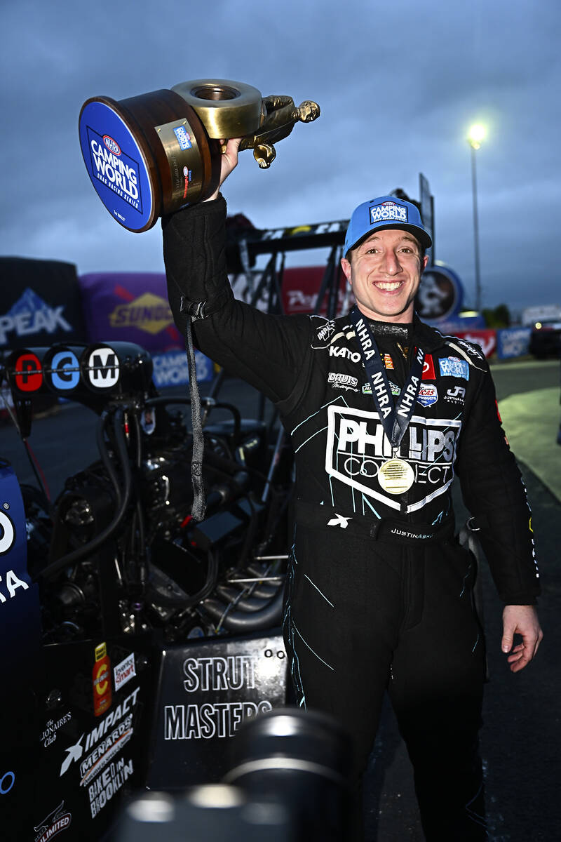 New Yorker Justin Ashley, coming off a win in Texas, is the man to beat for the NHRA's Top Fuel ...