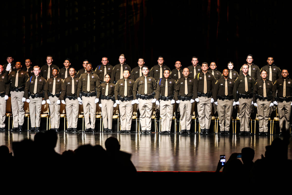 Newly sworn-in officers at the Metropolitan Police Department’s graduation ceremony at The Or ...