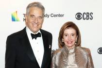 In this photo from December 5, 2021, Paul Pelosi and Nancy Pelosi attend the 44th Kennedy Cente ...