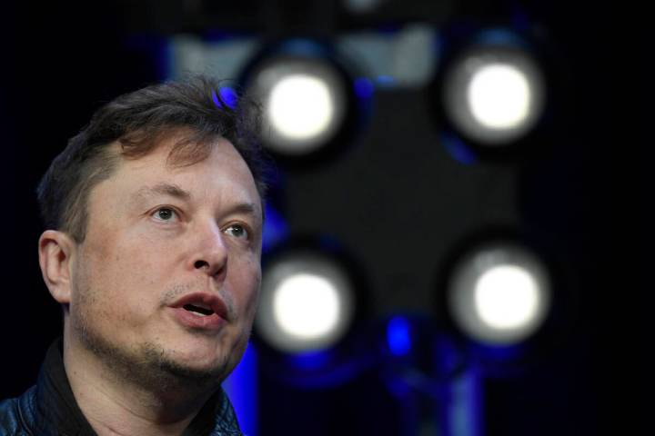 FILE - Elon Musk speaks at the SATELLITE Conference and Exhibition on March 9, 2020, in Washing ...