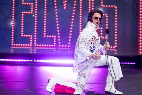 Willie Geist channels Elvis during "Today in Vegas" on Oct. 31, 2022. (Nathan Congleton/NBC's " ...