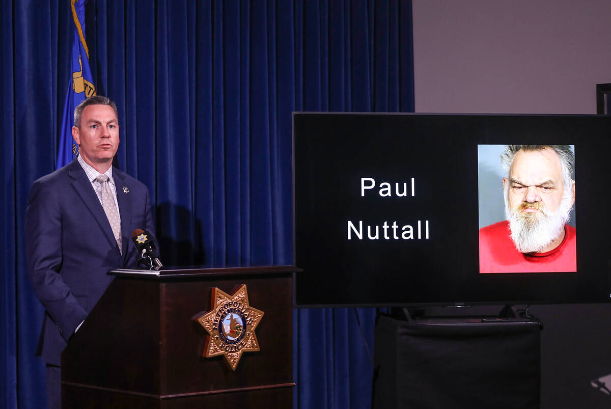 Metropolitan Police Department Lt. Jason Johansson addresses the media regarding developments i ...