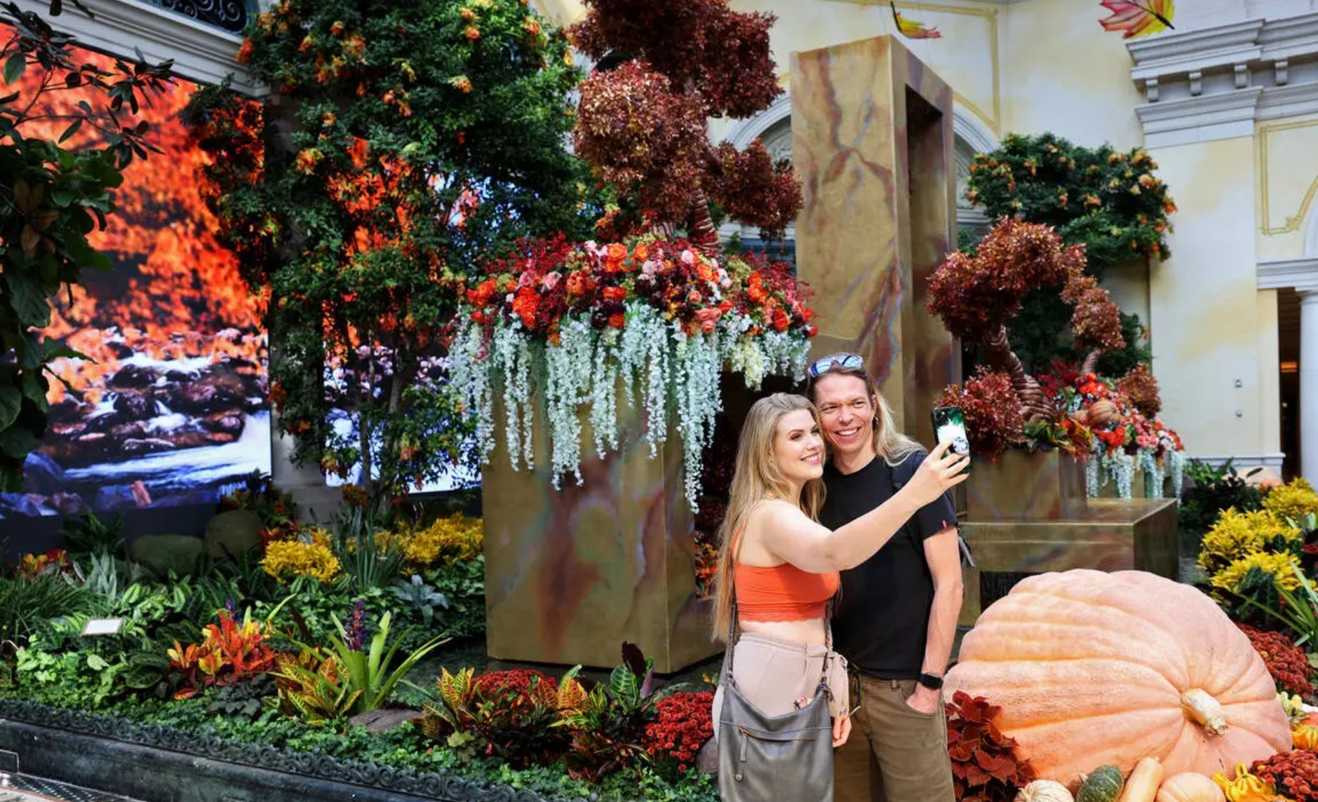 Tampilan musim gugur Bellagio Garden ‘berseni’ menangkap musim gugur — FOTO