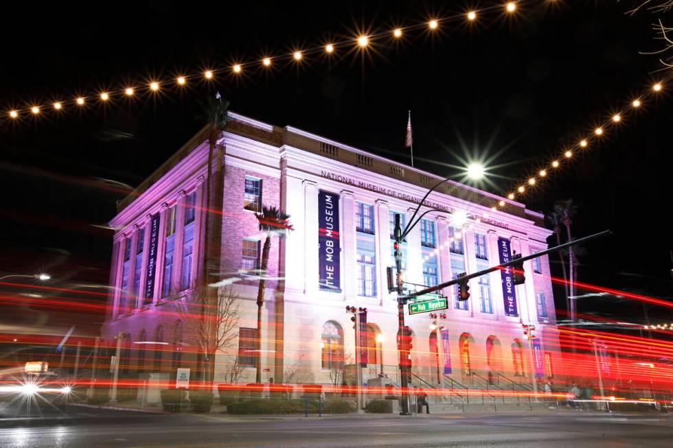 Museum Mob terlihat di Las Vegas pada hari Jumat, 11 Februari 2022.  (Ulasan Chitose Suzuki / Las Vegas...