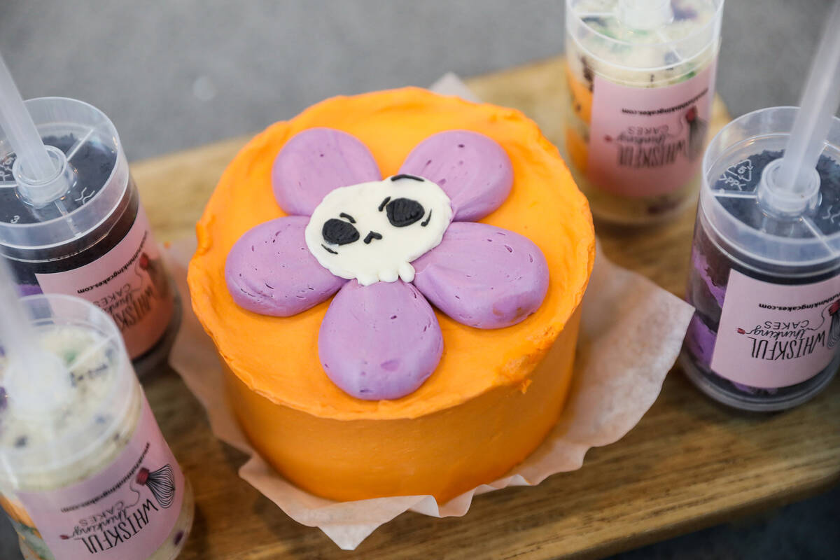 Assorted desserts at Whiskful Thinking Cakes in Las Vegas, Thursday, Oct. 13, 2022. (Rachel Ast ...
