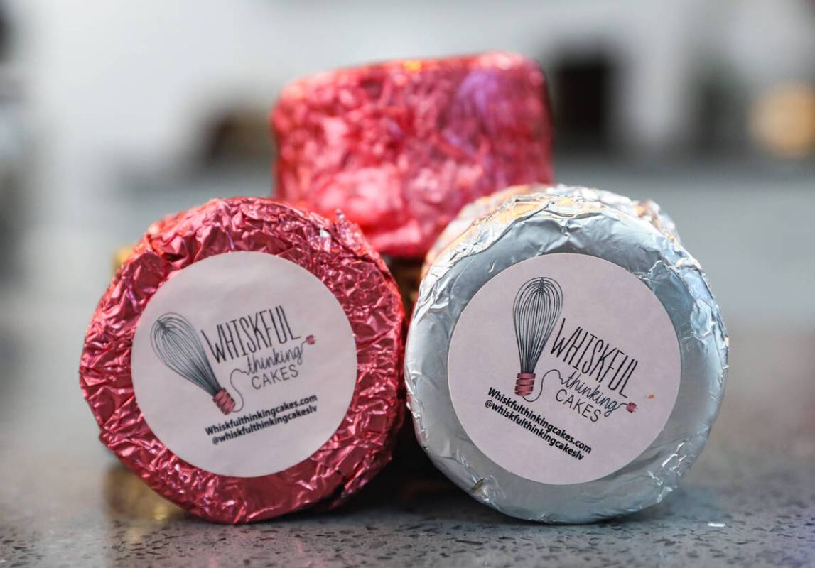 Ring Ding desserts at Whiskful Thinking Cakes in Las Vegas, Thursday, Oct. 13, 2022. (Rachel As ...