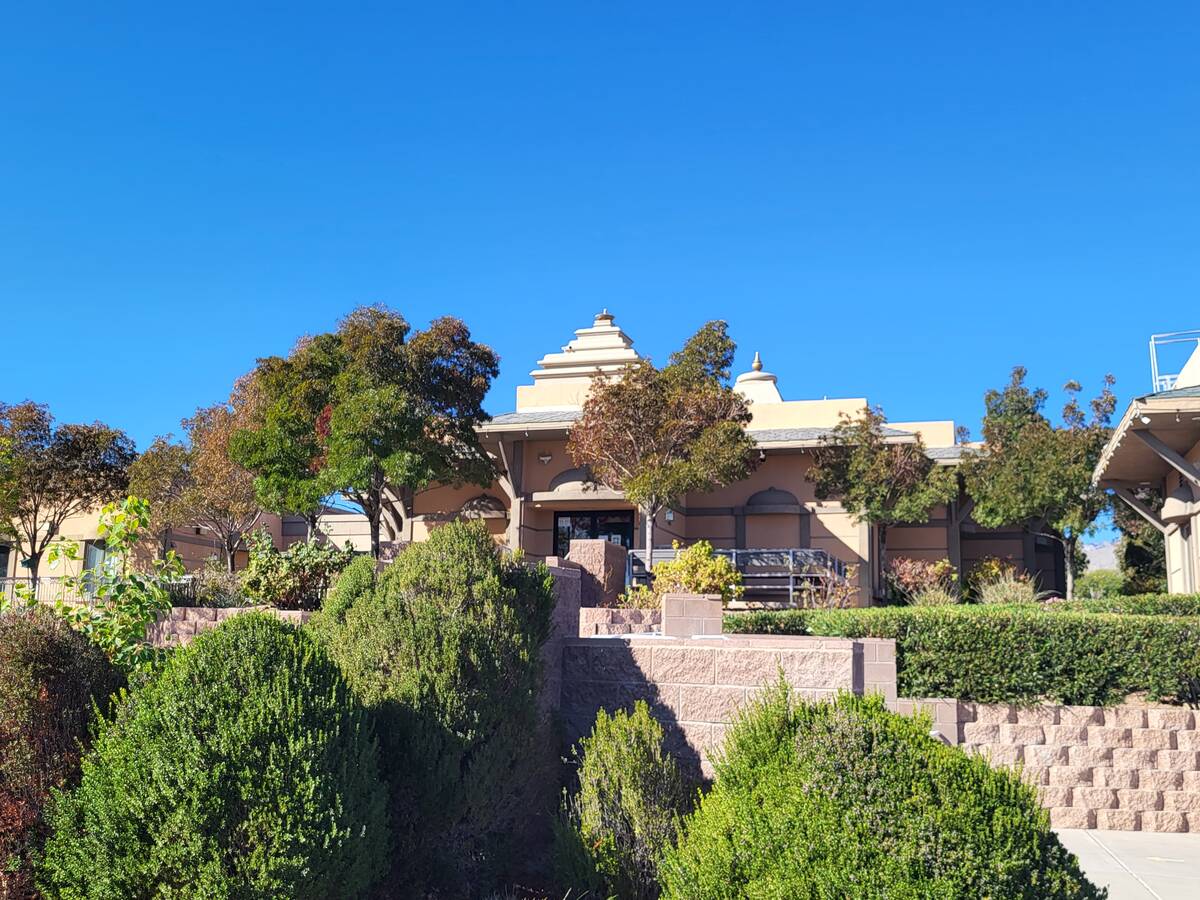 The Hindu and Jain Temple of Las Vegas, located on Sageberry Drive. (Mark Credico/Las Vegas Rev ...