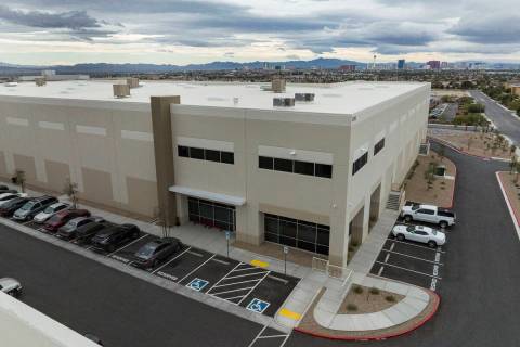 The SunPoint West, a newly built industrial park, is shown on Wednesday, Nov 2, 2022, in Las Ve ...
