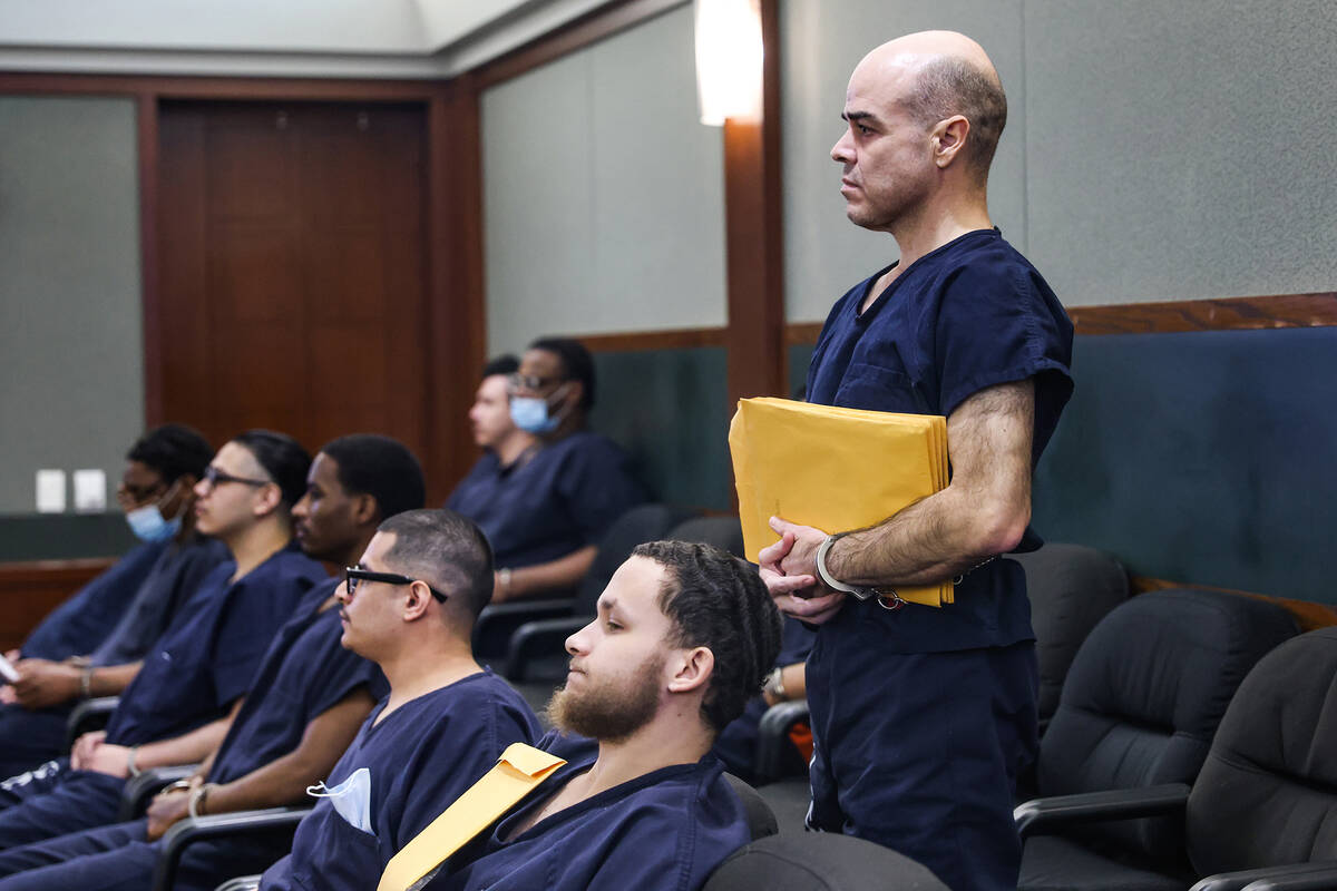 Robert Telles, accused of killing Review-Journal investigative reporter Jeff German, appears in ...