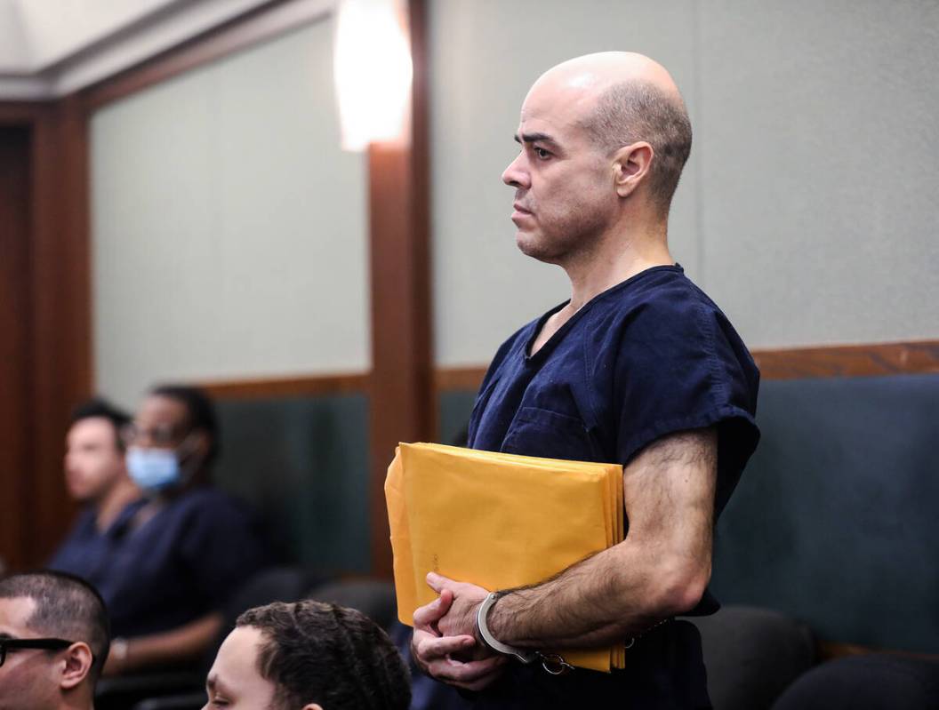 Robert Telles, accused of killing Review-Journal investigative reporter Jeff German, appears in ...