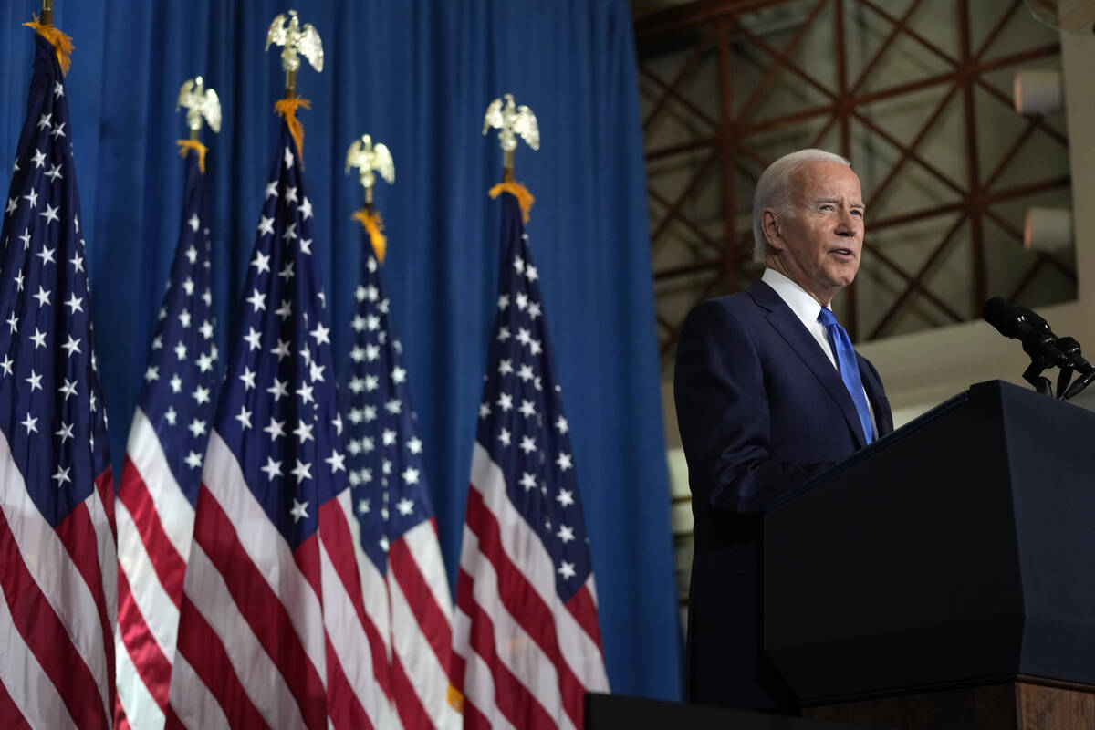 President Joe Biden speaks about threats to democracy ahead of next week's midterm elections, W ...