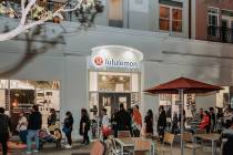 Retailer Lululemon opened a new location at The District at Green Valley Ranch in Henderson. (C ...
