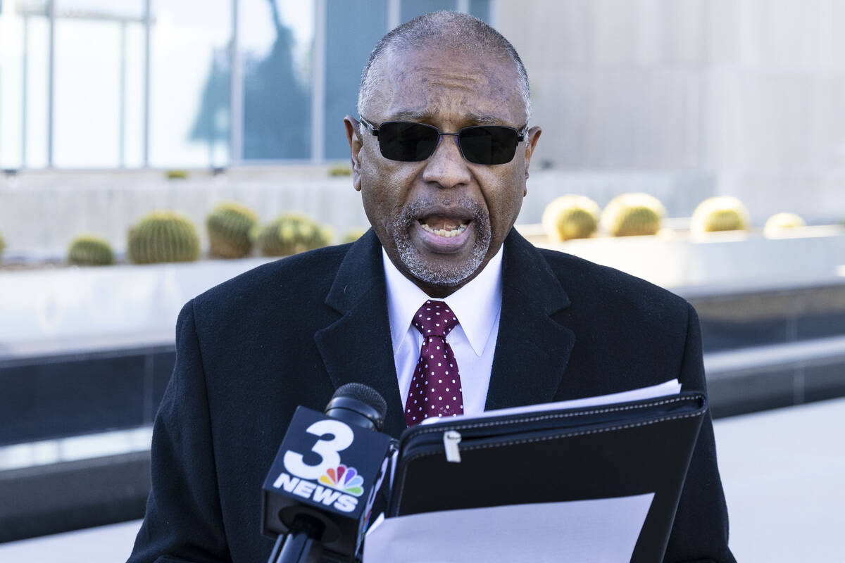 Former Department of Corrections Director Charles Daniels gives a statement to the media outsid ...