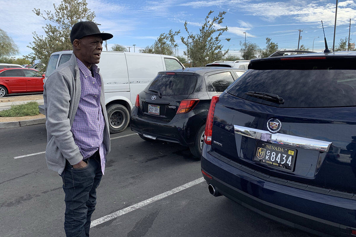 Twenty-five-year Las Vegas resident Bernard Turner is among thousands of Nevada motorists who p ...