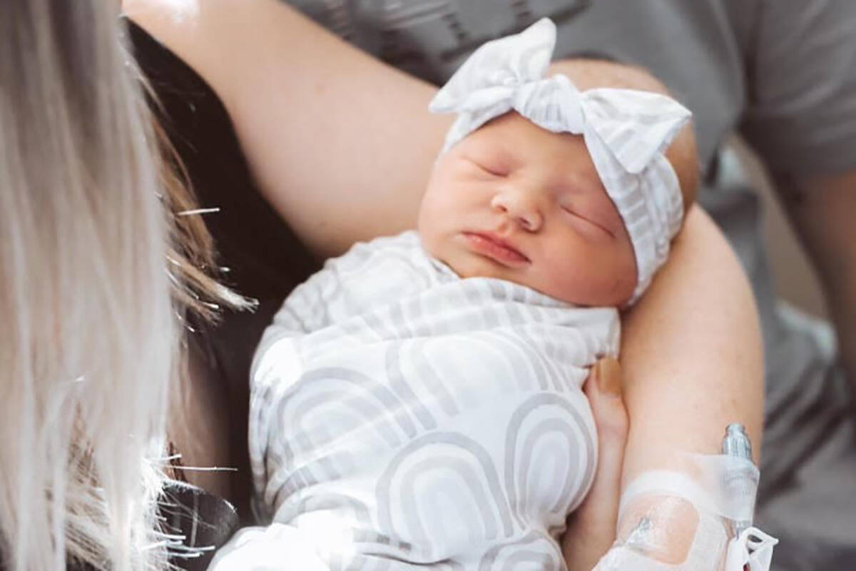 Ellie Cunningham was born Thursday, Nov. 3, 2022, to UNLV women's basketball coach Lindy La Roc ...