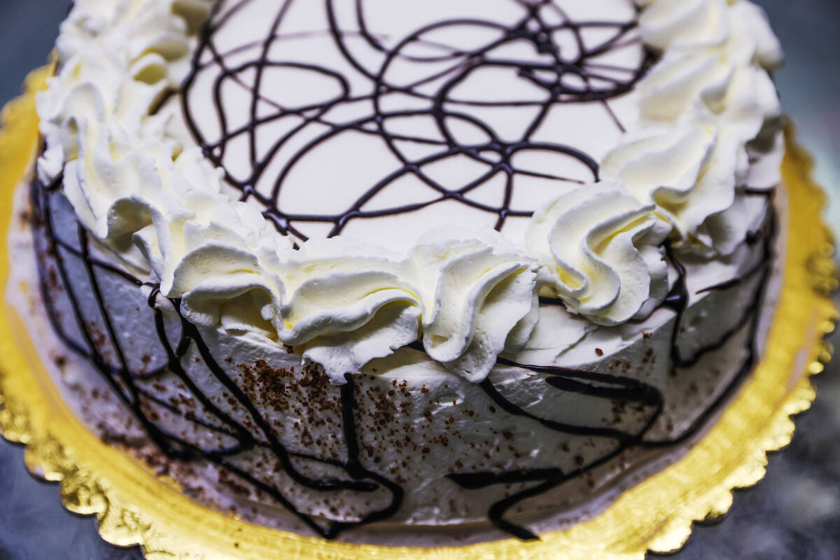 A sugar-free cake at Mrs. Williams’ Diabetic Delights in Las Vegas, Monday, Nov. 7, 2022 ...