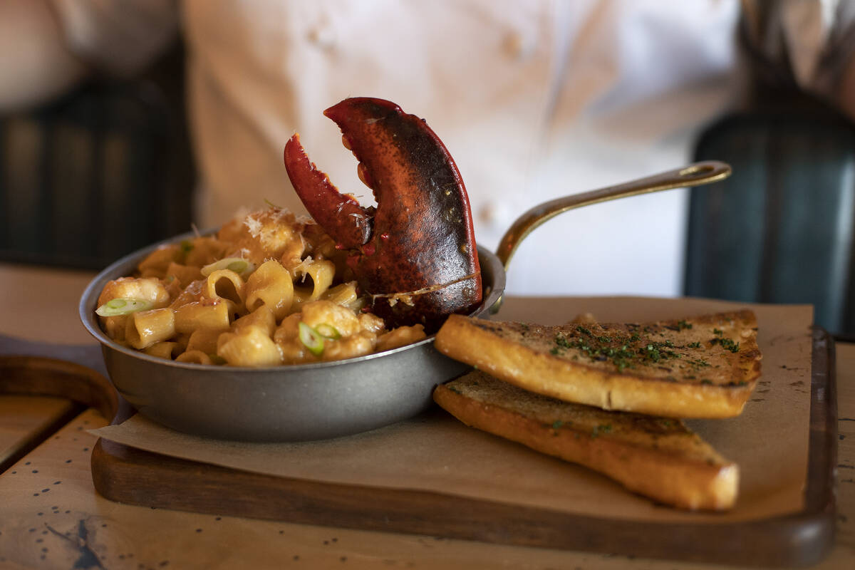 The lobster mac and cheese at the new BrewDog atop Showcase Mall on Friday, Nov. 18, 2022, in L ...