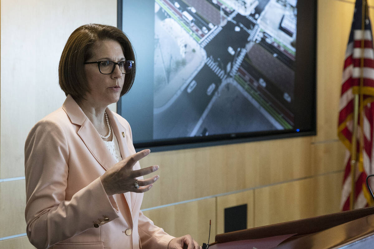 U.S. Sen. Catherine Cortez Masto (D-Nev.) (Bizuayehu Tesfaye/Las Vegas Review-Journal File) @bi ...