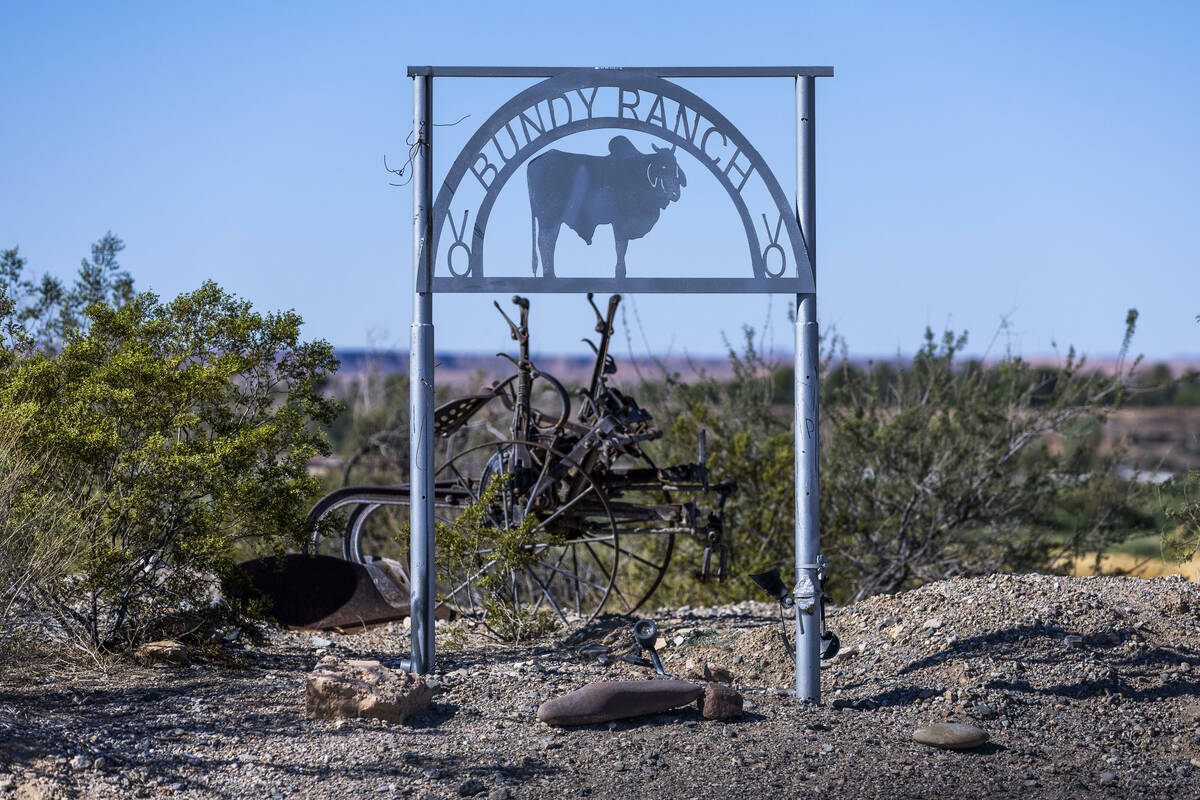 The Bundy Ranch in Bunkerville, Nevada, near the Gold Butte National Monument on Wednesday, Oct ...