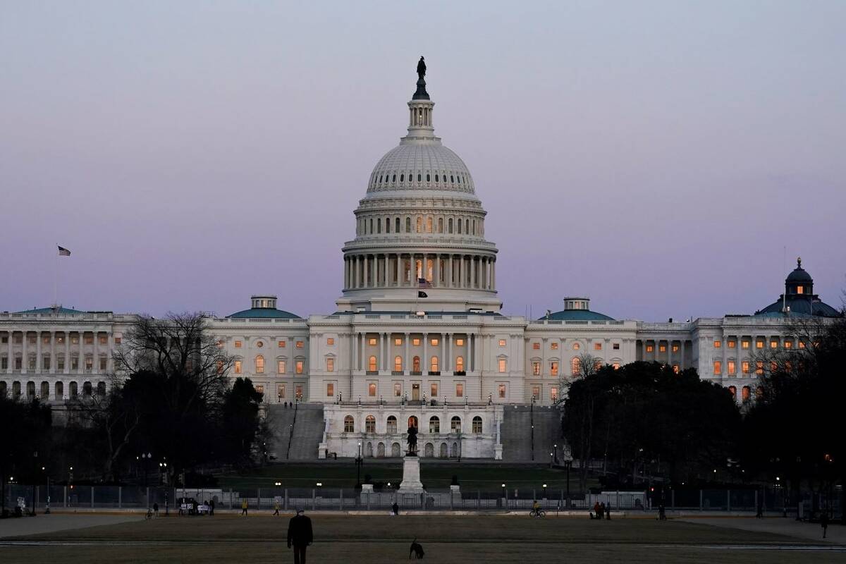 The U.S. Capitol building is seen in March 2021 in Washington. (AP Photo/Alex Brandon)