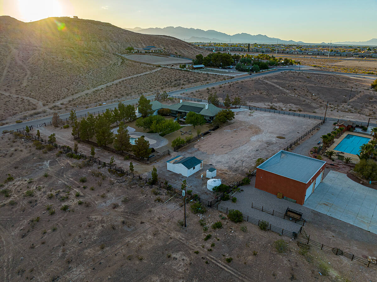 The property is surrounded by desert. (Sotheby’s International Realty)