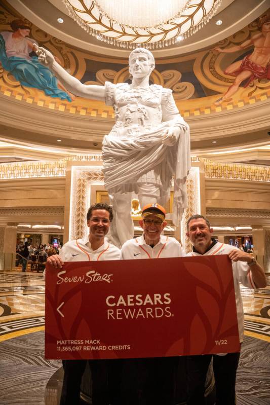 Sean McBurney, regional president of Caesars Entertainment, and David Grolman, SVP - Chief Reta ...