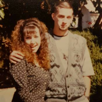 Greg Davis Sr. and ex- wife Yvonne Efverlund in 1991. (Courtesy Yvonne Efverlund)