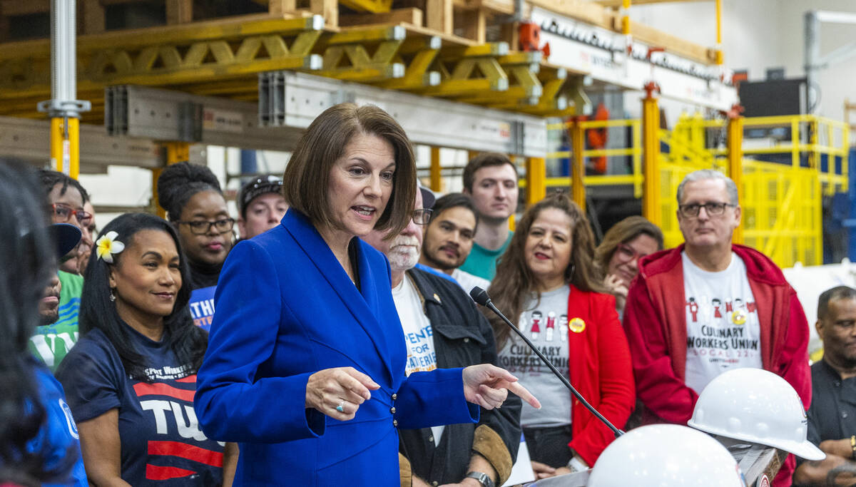 Senator Catherine Cortez Masto delivers remarks on her historic victory in the U.S. Senate race ...