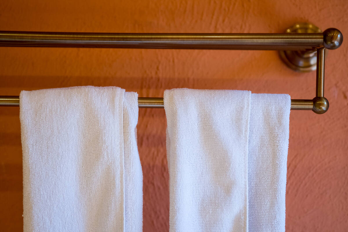 Refastening loose towel bar is quick, inexpensive fix Las Vegas