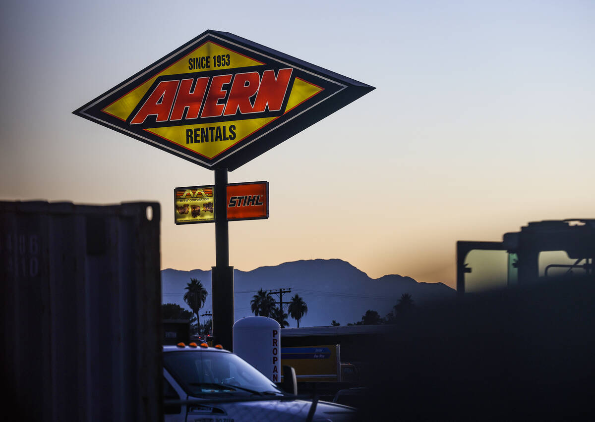 Las Vegas’ Ahern Rentals being bought for 2B in cash Business