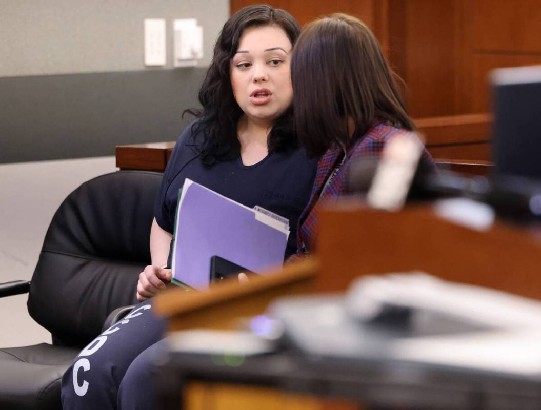 Samantha Moreno Rodriguez, who pleaded guilty to strangling her 7-year-old son, talks to her pu ...
