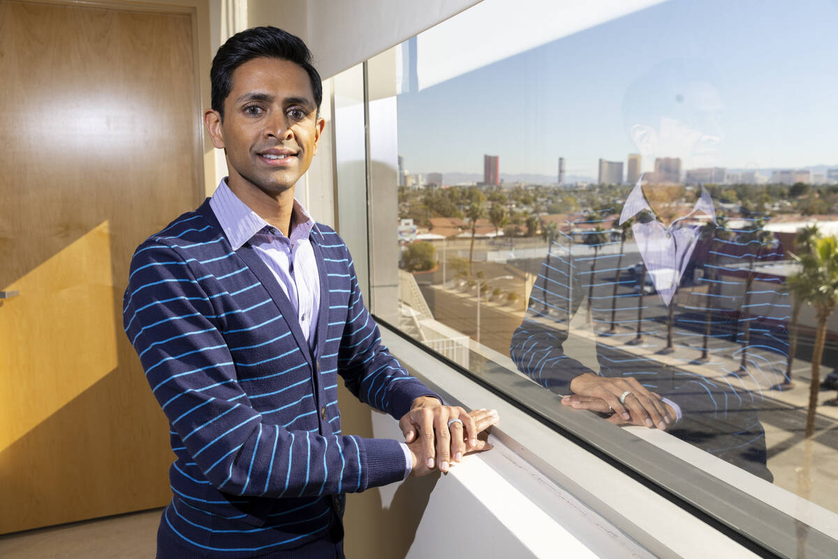 Dr. Neil Gokal, medical director of education at Southwest Medical, poses for a portrait in his ...