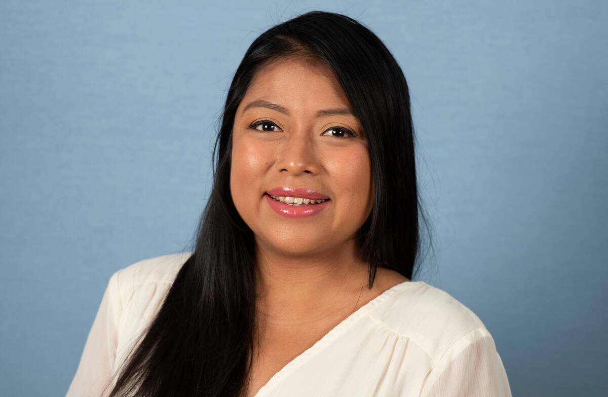 Brenda Zamora poses for a photo at the Las Vegas Review-Journal studio on July 29, 2022, in Las ...