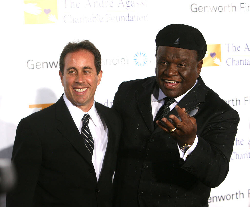 RJ FILE*** MARLENE KARAS/REVIEW-JOURNAL Comedians Jerry Seinfeld, left, and George Wallace ar ...