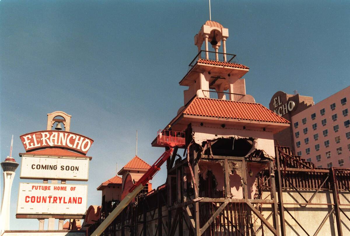 The second Strip hotel known as El Rancho was in dire need of an upgrade while waiting to be re ...