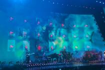 Adele is shown in front of the 24 string players, including several from Las Vegas, in the "Wee ...