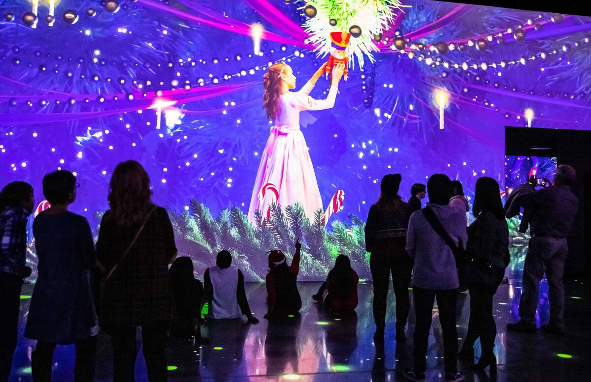 The immersive, projection experience "Immersive Nutcracker" has opened for a holiday run at The ...