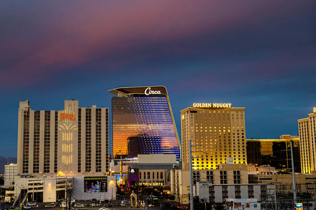 Rekam game Downtown Las Vegas memenangkan Nevada ringan