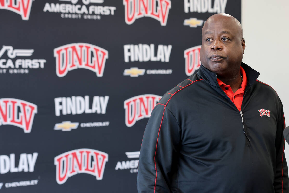 UNLV athletic director Erick Harper discusses the dismissal of football coach Marcus Arroyo on ...