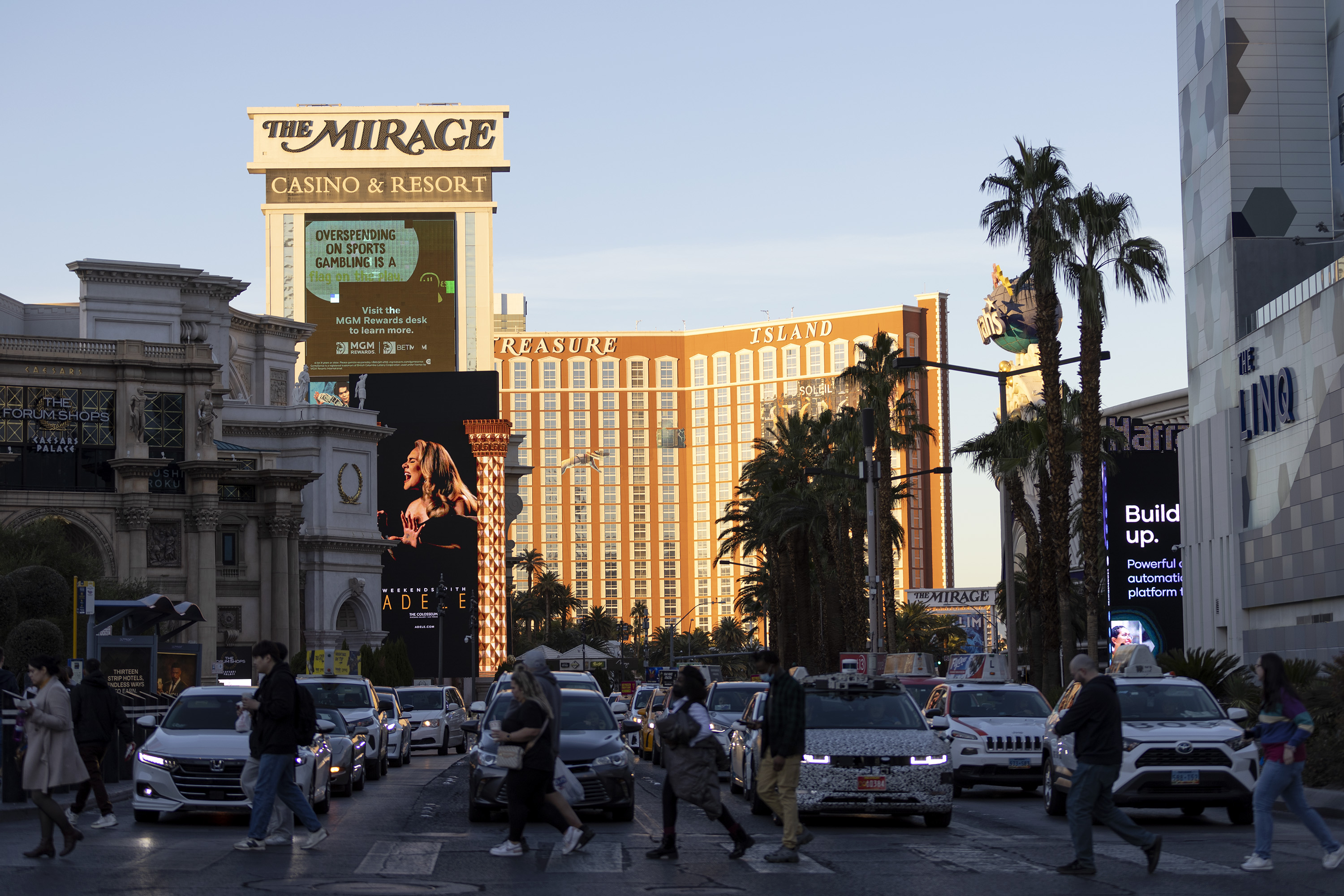 Tarif kamar Las Vegas memuncak pada bulan Oktober