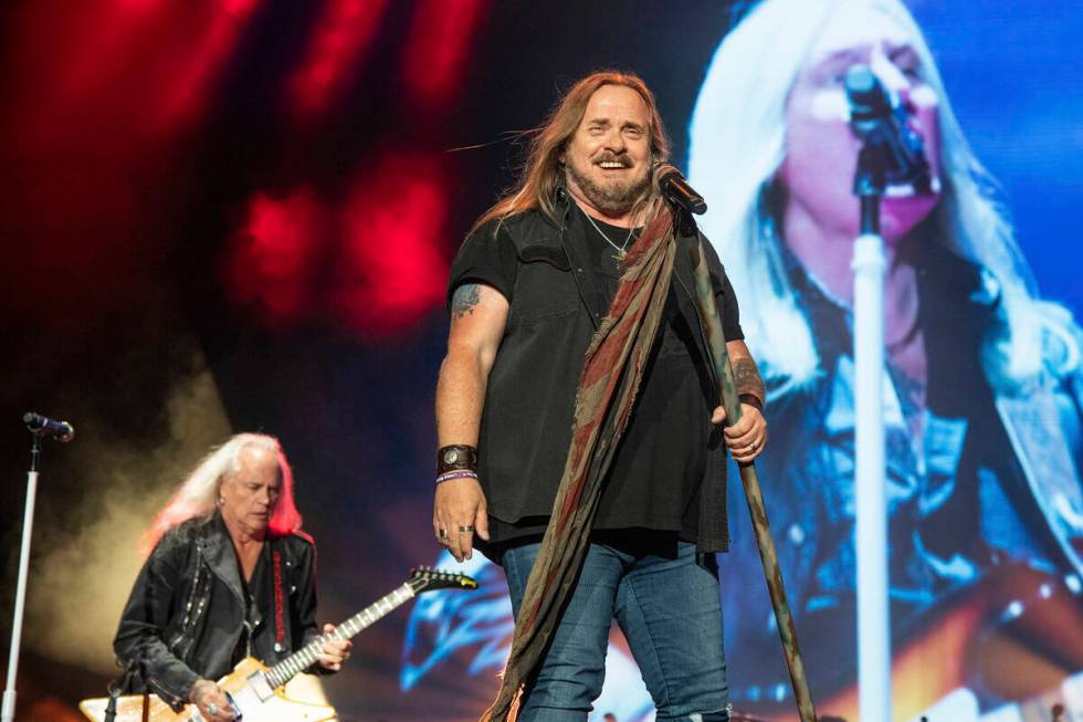 Johnny Van Zant of Lynyrd Skynyrd performs at Welcome to Rockville at Daytona International Spe ...